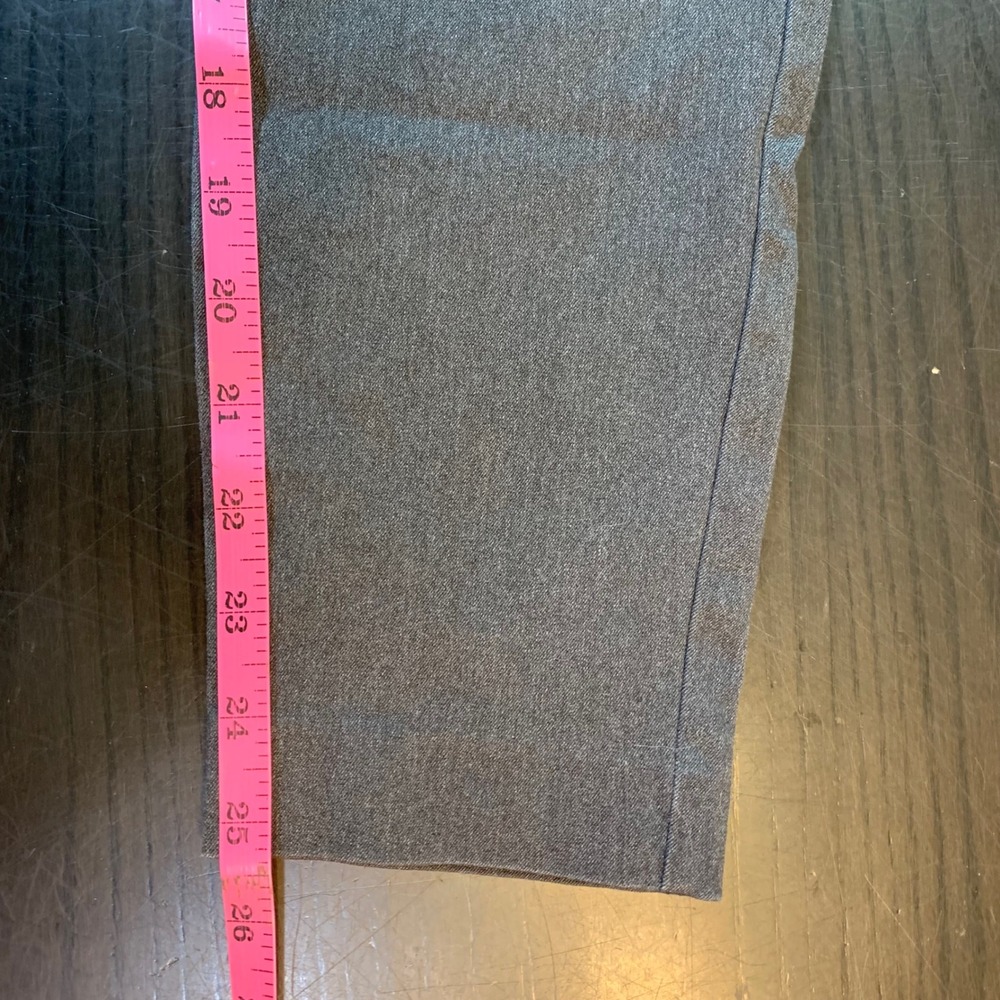 Old Navy Pixie Pants Womens 2 High Rise‎ Slim Pockets Gray Career Church Office - Picture 11 of 11